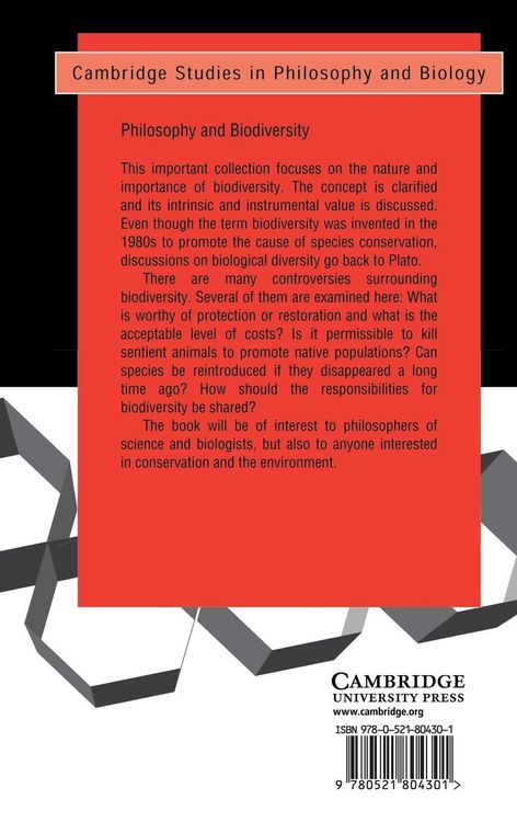 Produktbild: Philosophy and Biodiversity
