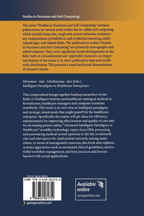 Produktbild: Intelligent Paradigms for Healthcare Enterprises