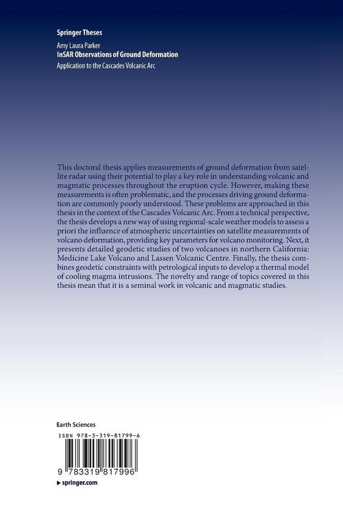 Produktbild: InSAR Observations of Ground Deformation