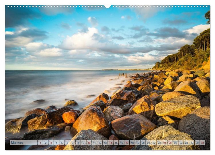Produktbild: Farben der Ostsee (Wandkalender 2026 DIN A2 quer), CALVENDO Monatskalender