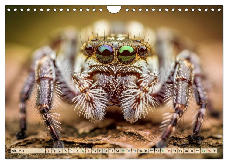 Produktbild: Spinnenaugen (Wandkalender 2027 DIN A4 quer), CALVENDO Monatskalender