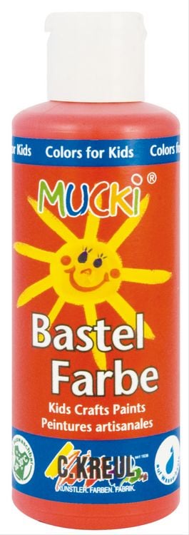 Produktbild: KREUL MUCKI Bastelfarbe 6er Set 80 ml