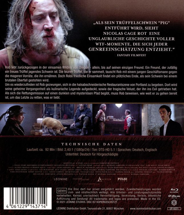 PIG von Michael Sarnoski - Blu-ray | Thalia