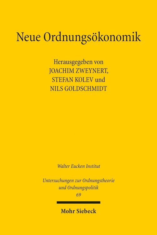 Produktbild: Neue Ordnungs&ouml;konomik