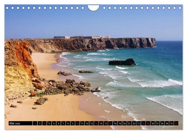 Produktbild: Algarve (Wandkalender 2026 DIN A4 quer), CALVENDO Monatskalender
