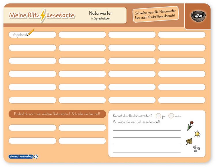 Produktbild: Meine Blitzlesekarten Set 3 zur Lesef&ouml;rderung (3 Lerntafeln mit Stift)