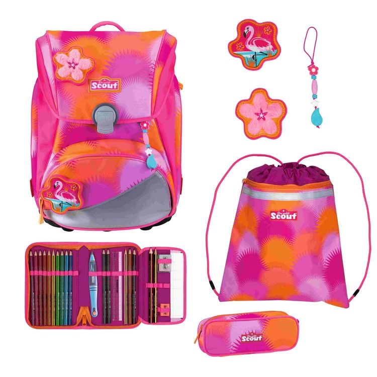 Produktbild: Scout Schulranzen Set Alpha, Schulranzen Set, 4tlg, Florida Sunset