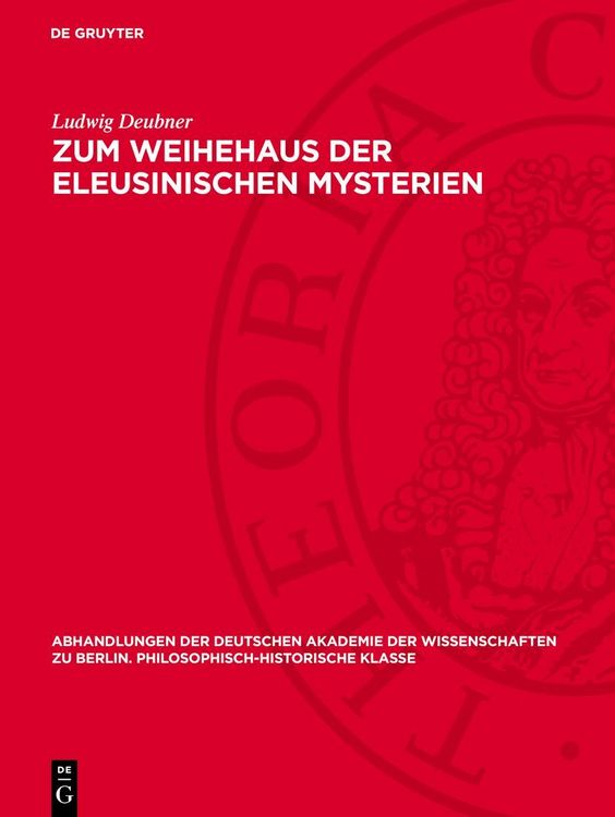Produktbild: Zum Weihehaus der eleusinischen Mysterien