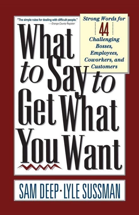 Produktbild: What to Say to Get What You Want