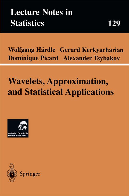 Produktbild: Wavelets, Approximation, and Statistical Applications