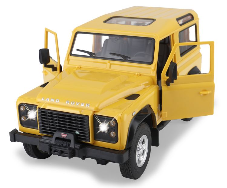 Produktbild: Land Rover Defender 1:14 gelb 2,4GHz T&uuml;r manuell