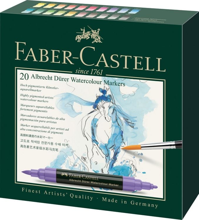 Produktbild: Faber-Castell Aquarellmarker Albrecht Dürer, 20er Set