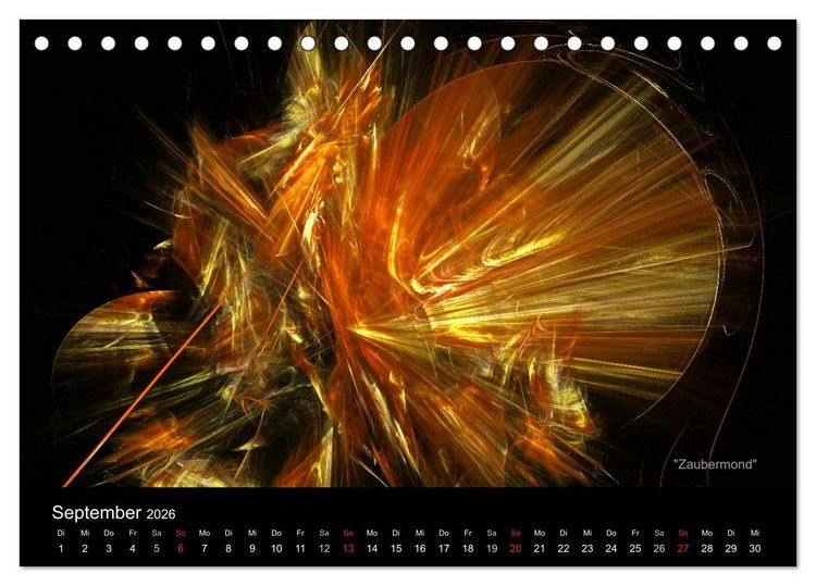 Produktbild: Lichtgedanken (Tischkalender 2026 DIN A5 quer), CALVENDO Monatskalender