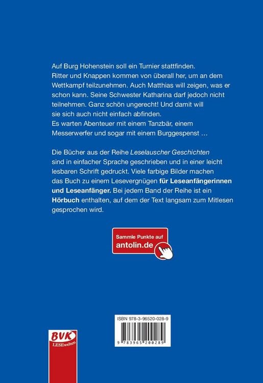 Produktbild: Leselauscher Geschichten: &Uuml;berraschung beim Ritterfest