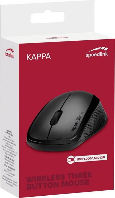 Produktbild: SPEEDLINK KAPPA Mouse - Wireless, black