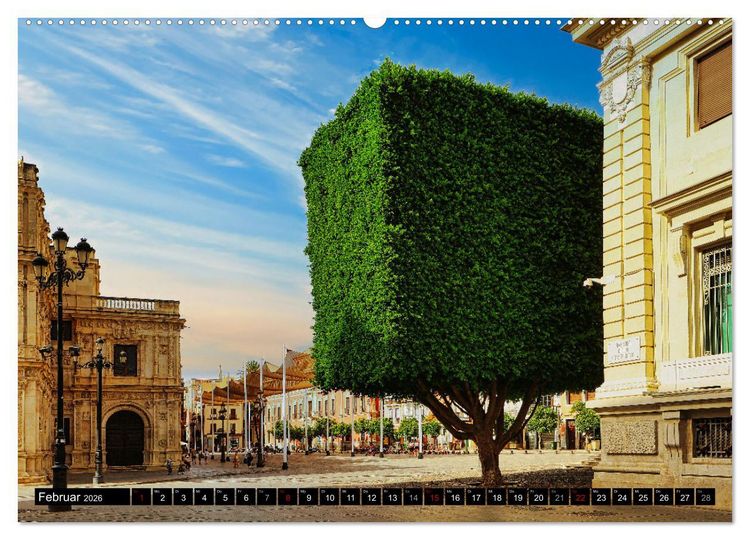 Produktbild: Sevilla - Traumziel in Andalusien (hochwertiger Premium Wandkalender 2026 DIN A2 quer), Kunstdruck in Hochglanz