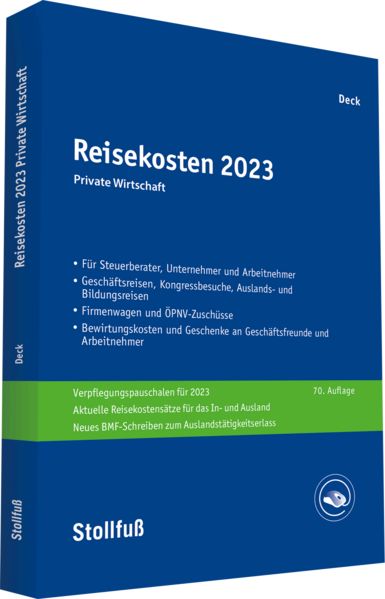 Produktbild: Reisekosten 2023