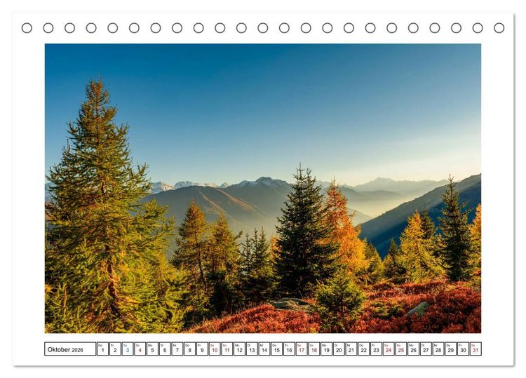 Produktbild: Alpenartig (Tischkalender 2026 DIN A5 quer), CALVENDO Monatskalender
