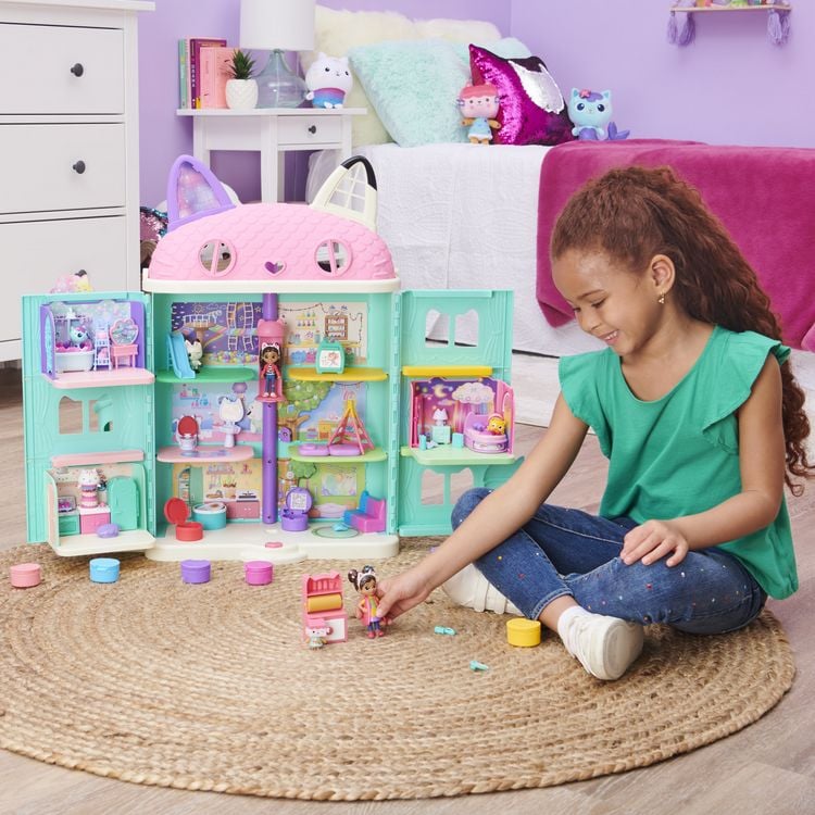 Produktbild: Gabby’s Dollhouse Cat-tivity Set, Art Studio - Bastel und Kunst Set mit Gabby und Baby Box