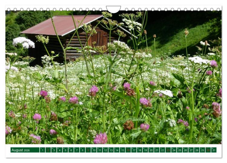 Produktbild: Montafon (Wandkalender 2026 DIN A4 quer), CALVENDO Monatskalender