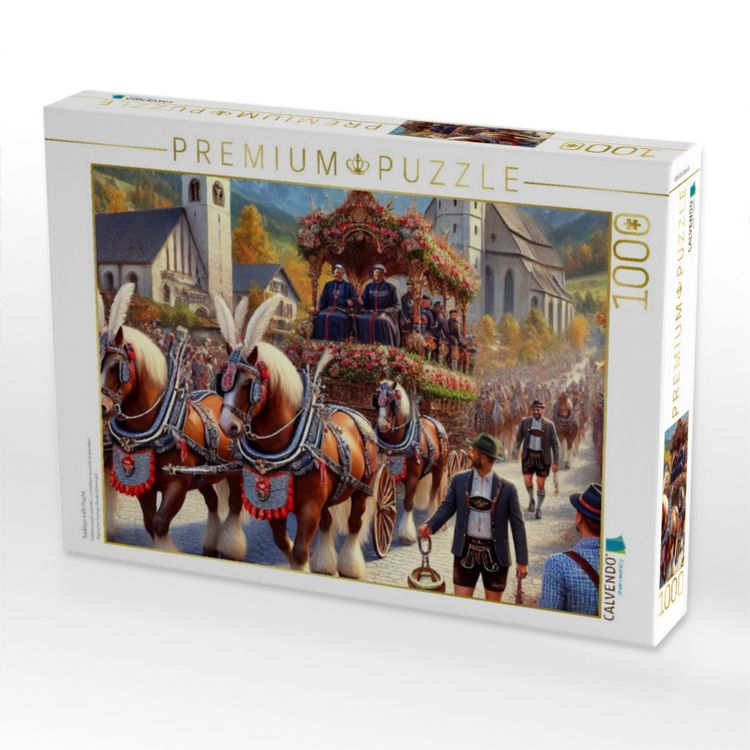 Produktbild: CALVENDO Puzzle Tradition trifft Pracht | 1000 Teile Lege-Gr&ouml;&szlig;e 64x48cm Foto-Puzzle f&uuml;r gl&uuml;ckliche Stunden