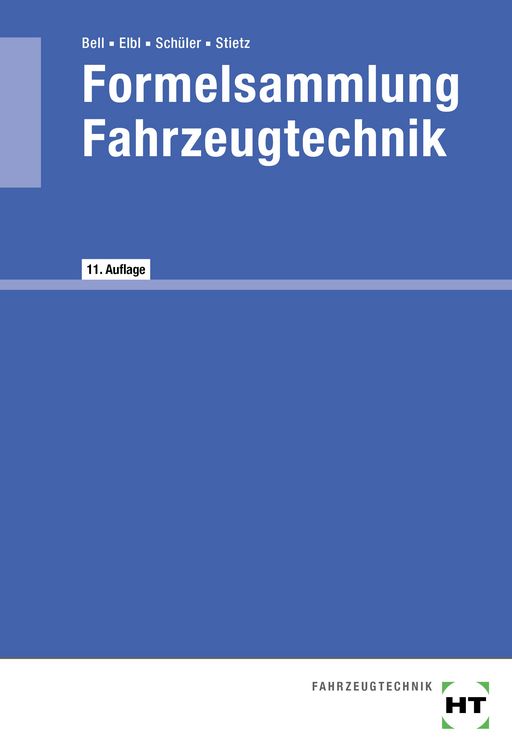 Produktbild: Formelsammlung Fahrzeugtechnik