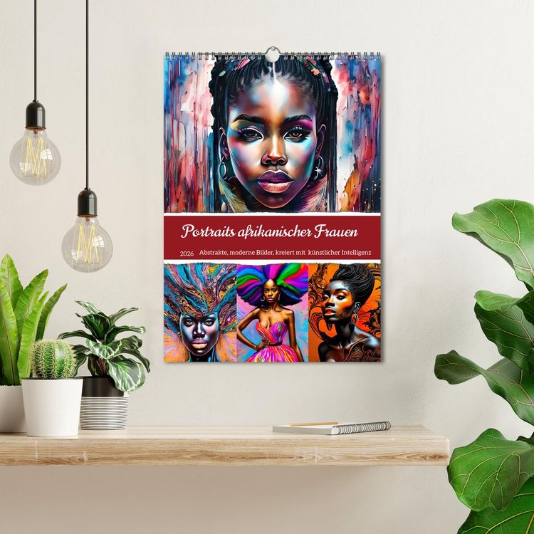 Produktbild: Portraits afrikanischer Frauen (Wandkalender 2026 DIN A3 hoch), CALVENDO Monatskalender