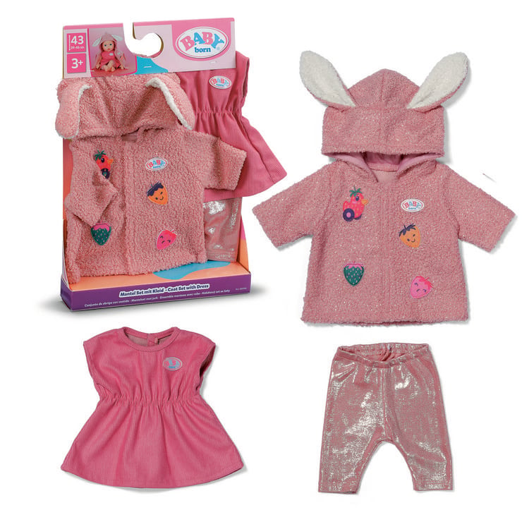 Produktbild: BABY born Mantel Set mit Kleid 43cm