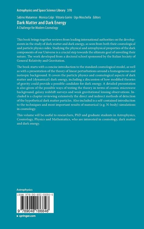 Produktbild: Dark Matter and Dark Energy