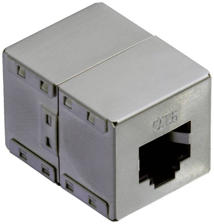 Produktbild: Value RJ45-Kupplung RJ45 Adapter CAT 6 Silber