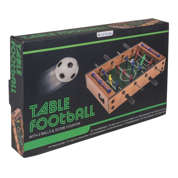 Produktbild: Holz-Tischfu&szlig;ballspiel Kicker 33x21cm