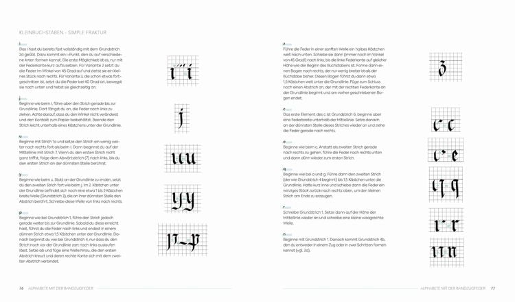 Kalligrafie – Alphabete für jeden Anlass