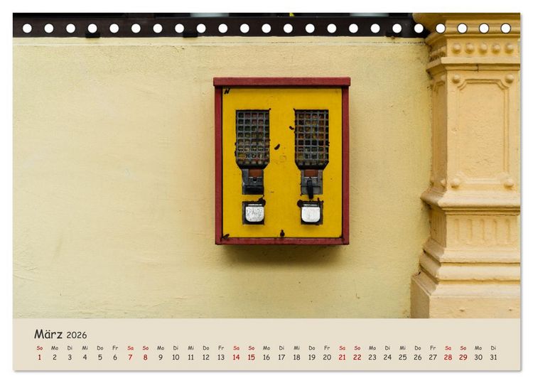 Produktbild: Kaugummiautomaten (Tischkalender 2026 DIN A5 quer), CALVENDO Monatskalender