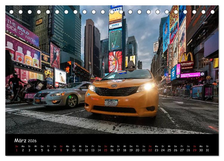 Produktbild: New York (Tischkalender 2026 DIN A5 quer), CALVENDO Monatskalender