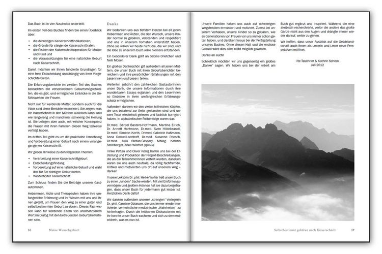 Produktbild: Meine Wunschgeburt - Selbstbestimmt geb&auml;ren nach Kaiserschnitt: Begleitbuch f&uuml;r Schwangere, ihre Partner und geburtshilfliche Fachpersonen