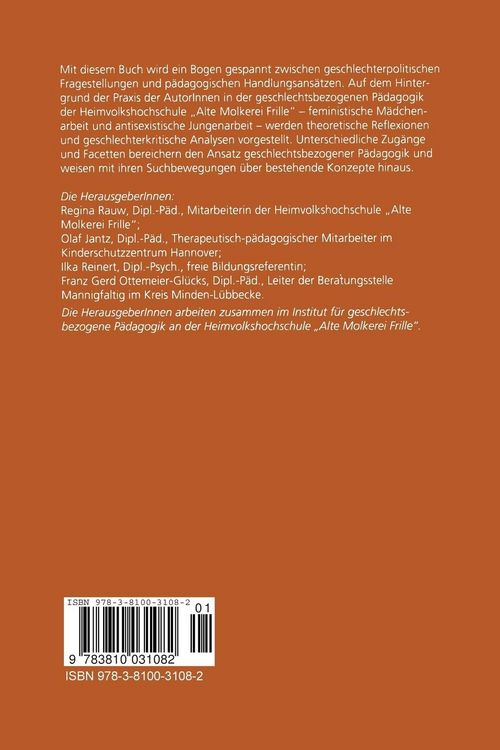 Produktbild: Perspektiven geschlechtsbezogener P&auml;dagogik
