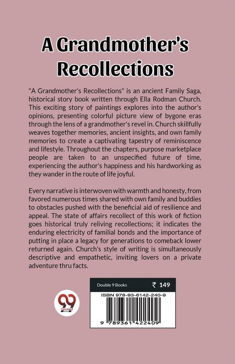Produktbild: A Grandmother's Recollections