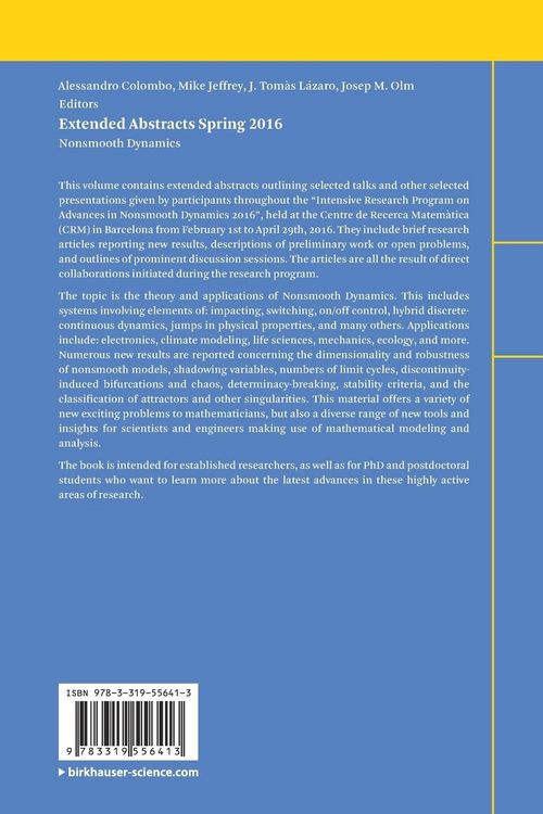 Produktbild: Extended Abstracts Spring 2016