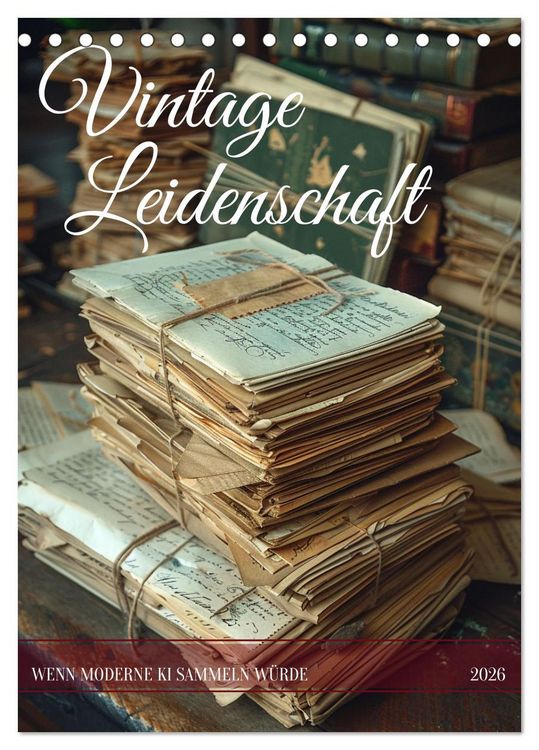 Produktbild: Vintage Leidenschaft (Tischkalender 2026 DIN A5 hoch), CALVENDO Monatskalender