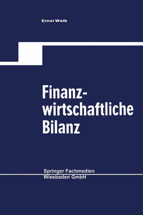 Produktbild: Finanzwirtschaftliche Bilanz