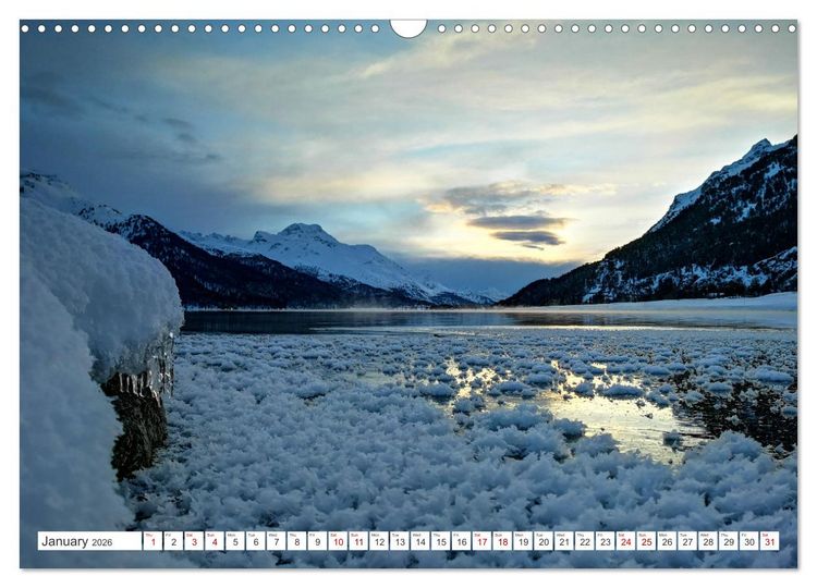 Produktbild: Engadine 2026 - Nature and landscapes (Wall Calendar 2026 DIN A3 landscape), CALVENDO 12 Month Wall Calendar