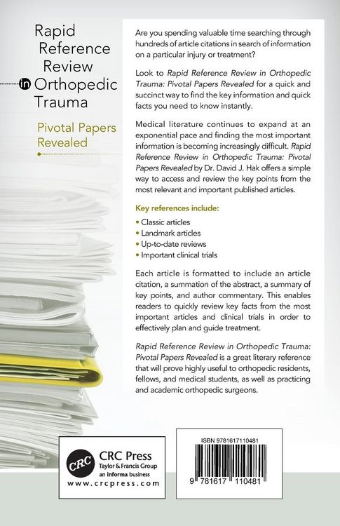 Produktbild: Rapid Reference Review in Orthopedic Trauma