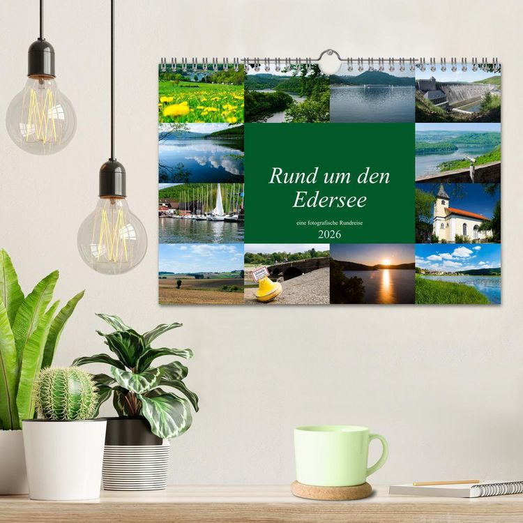Produktbild: Rund um den Edersee (Wandkalender 2026 DIN A4 quer), CALVENDO Monatskalender