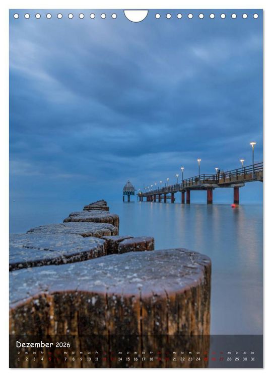 Produktbild: Wunderbare Ostseelandschaft Fischland-Dar&szlig;-Zingst (Wandkalender 2026 DIN A4 hoch), CALVENDO Monatskalender