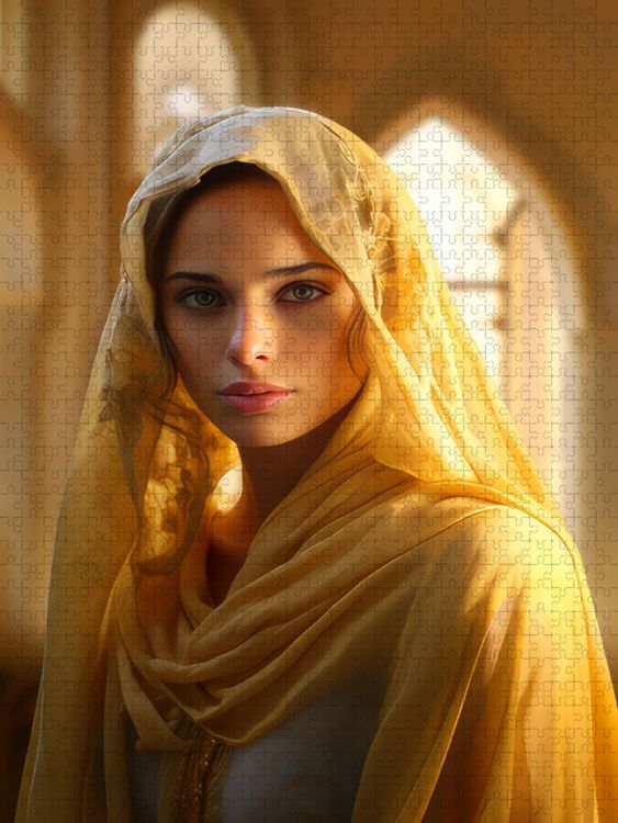 Produktbild: CALVENDO Puzzle Arabische Prinzessin | 1000 Teile Lege-Gr&ouml;&szlig;e 64x48cm Foto-Puzzle f&uuml;r gl&uuml;ckliche Stunden