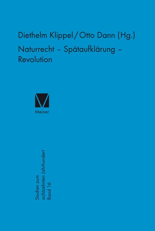 Produktbild: Naturrecht - Sp&auml;taufkl&auml;rung - Revolution