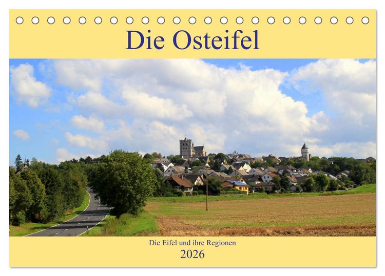 Produktbild: Die Eifel und ihre Regionen - Die Osteifel (Tischkalender 2026 DIN A5 quer), CALVENDO Monatskalender