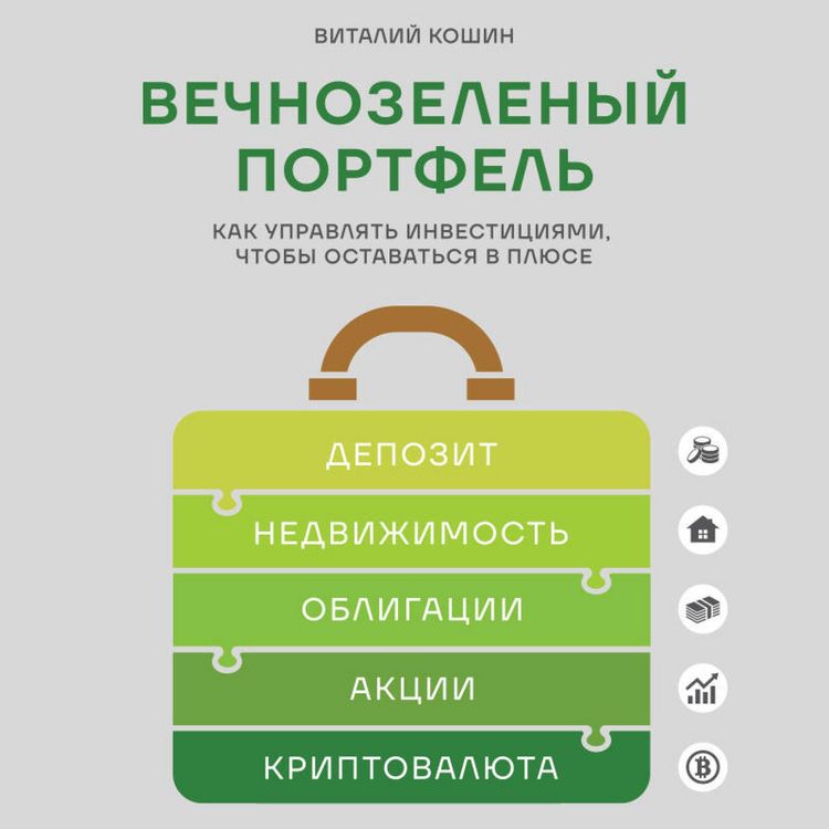 Produktbild: Vechnozelenyy portfel'. Kak upravlyat' investitsiyami, chtoby ostavatsya v plyuse