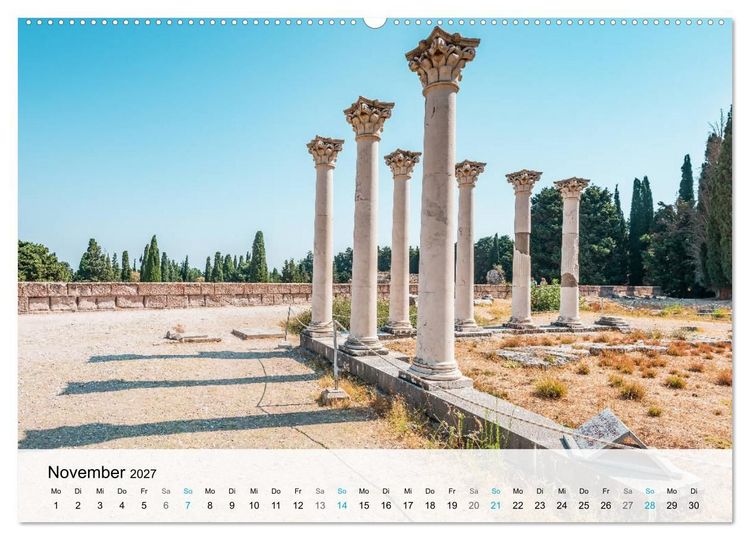 Produktbild: Insel Kos - Trauminsel des Dodekanes (Wandkalender 2027 DIN A2 quer), CALVENDO Monatskalender