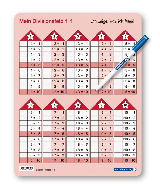 Produktbild: Mein Divisionsfeld mit Stift